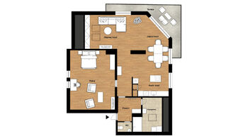 Pronájem bytu 2+kk v osobním vlastnictví 121 m², Brno