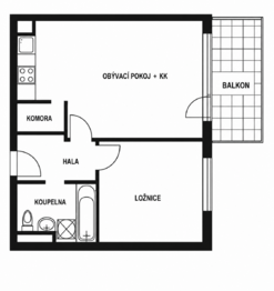 Prodej bytu 2+kk v osobním vlastnictví 37222 m², Praha 5 - Hlubočepy