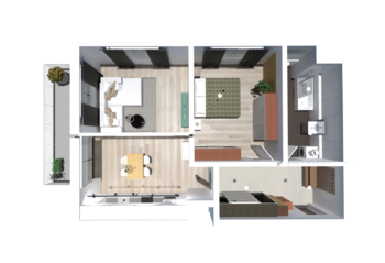 Prodej bytu 2+1 v osobním vlastnictví 55 m², Horoměřice