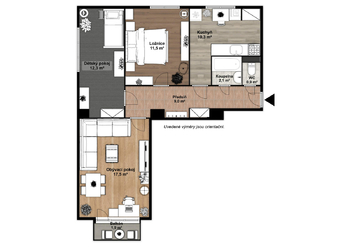 Prodej bytu 3+1 v osobním vlastnictví 63 m², Ostrava
