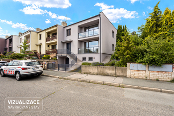 Vizualizace exteriéru - Prodej domu 220 m², Praha 9 - Horní Počernice