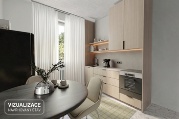 Vizualizace 2 kuchyně - Prodej domu 220 m², Praha 9 - Horní Počernice