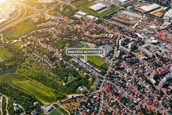 Záběry z dronu - Prodej domu 220 m², Praha 9 - Horní Počernice