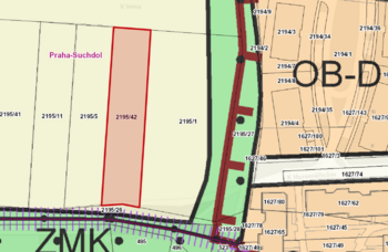 Prodej pozemku 2739 m², Praha 6