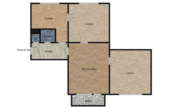 Prodej bytu 3+1 v osobním vlastnictví 66 m², Ústí nad Labem