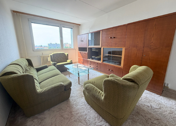 Obývací pokoj - Pronájem bytu 2+kk v osobním vlastnictví 42 m², Praha 6 - Řepy 