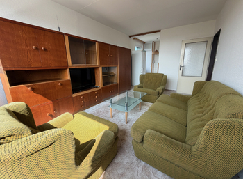 Obývací pokoj - Pronájem bytu 2+kk v osobním vlastnictví 42 m², Praha 6 - Řepy
