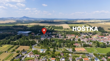 Poloha domu v Hoštce - Prodej domu 152 m², Hoštka