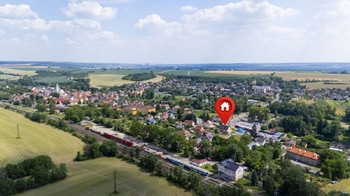 Poloha domu v Hoštce - Prodej domu 152 m², Hoštka