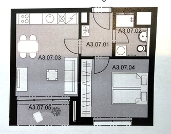 Pronájem bytu 2+kk v osobním vlastnictví 40 m², Hostivice