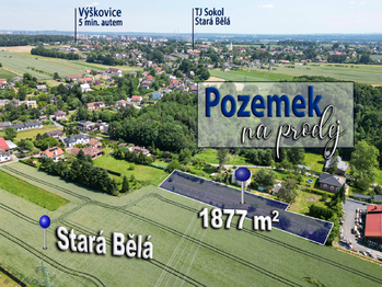 Prodej pozemku 1877 m², Ostrava