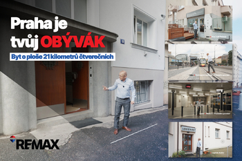 Ten největší pokoj začíná tady - Prodej bytu 2+1 v osobním vlastnictví 43 m², Praha 4 - Nusle