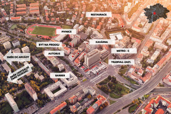 Prodej bytu 2+1 v osobním vlastnictví 43 m², Praha 4 - Nusle