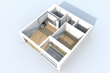 Pronájem bytu 2+kk v osobním vlastnictví 51 m², Plzeň