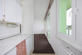Kuchyně - Prodej bytu 1+kk v osobním vlastnictví 27 m², Pardubice