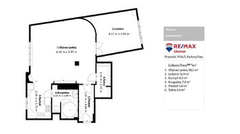 Prodej bytu 2+kk v osobním vlastnictví 86 m², Karlovy Vary