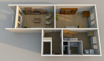 Pronájem bytu 2+1 v osobním vlastnictví 61 m², Ústí nad Labem