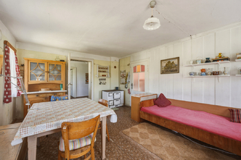 Obytná kuchyně - 2. NP - Prodej chaty / chalupy 138 m², Chřibská