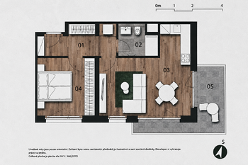 Prodej bytu 2+kk v družstevním vlastnictví 60 m², Praha 9 - Černý Most