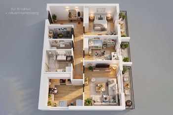 Prodej bytu 3+1 v družstevním vlastnictví 70 m², Praha 4 - Michle