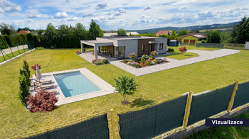 Vizualizace - Prodej pozemku 1644 m², Trhový Štěpánov
