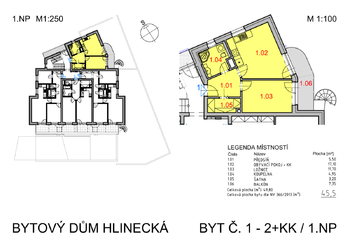 Pronájem bytu 2+kk v osobním vlastnictví 46 m², České Budějovice