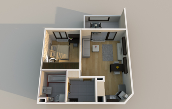 Pronájem bytu 2+kk v osobním vlastnictví 49 m², Praha 9 - Hloubětín