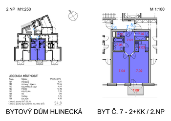 Pronájem bytu 2+kk v osobním vlastnictví 55 m², České Budějovice