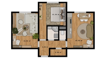 Prodej bytu 3+kk v osobním vlastnictví 55 m², Roudnice nad Labem