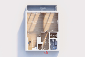 Prodej bytu 2+kk v osobním vlastnictví 63 m², Praha 9 - Letňany