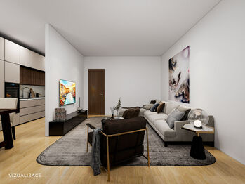 Vizualizace - Prodej bytu 3+kk v osobním vlastnictví 75 m², Praha 4 - Kunratice