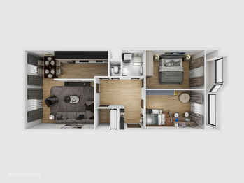 Prodej bytu 3+kk v osobním vlastnictví 75 m², Praha 4 - Kunratice