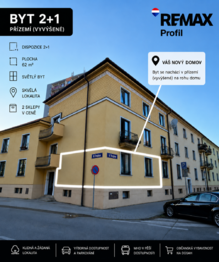 Prodej bytu 2+1 v osobním vlastnictví 62 m², České Budějovice