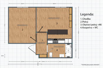 Prodej bytu 2+kk v osobním vlastnictví 45 m², Dolní Kounice