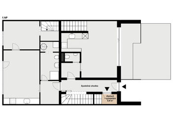 1. NP - Prodej bytu 3+kk v osobním vlastnictví 75 m², Kouřim