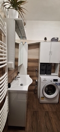 Koupelna se sprchovým koutem - Prodej bytu 2+kk v osobním vlastnictví 54 m², Jedovnice