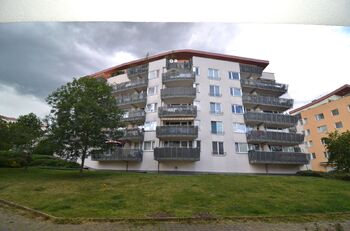 pohled na dům - Pronájem bytu 2+kk v osobním vlastnictví 59 m², Praha 5 - Stodůlky