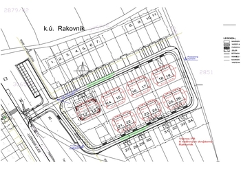 Celková situace - Prodej pozemku 16839 m², Rakovník