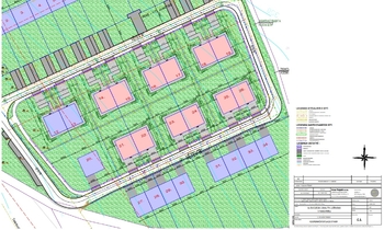 Situace dvojdomy - Prodej pozemku 16839 m², Rakovník