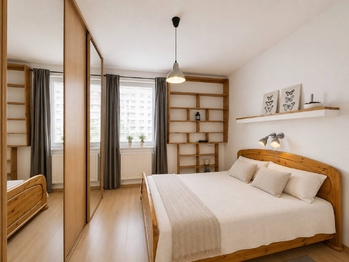 Ložnice - Pronájem bytu 3+1 v osobním vlastnictví 79 m², České Budějovice