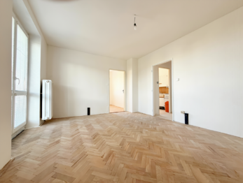 obývací pokoj - Prodej bytu 3+1 v osobním vlastnictví 66 m², Plzeň