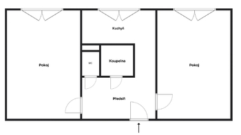 Prodej bytu 2+1 v osobním vlastnictví 54 m², Rotava