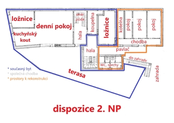 2. NP - dispozice celku ... - Prodej obchodních prostor, Březník
