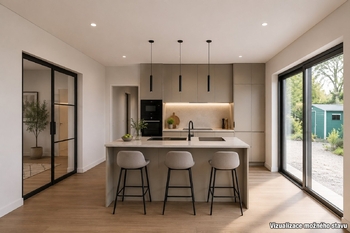 Vizualizace možné kuchyně - Prodej domu 161 m², Mikulášovice