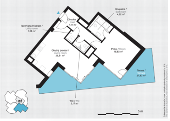 Pronájem bytu 2+kk v osobním vlastnictví 64 m², Praha 3 - Žižkov