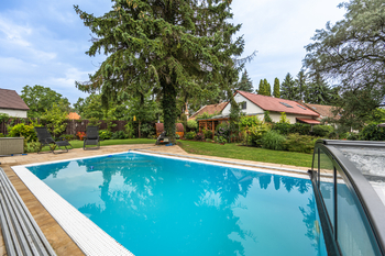 Bazén se slanou vodou - Prodej domu 164 m², Tismice