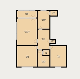 Prodej bytu 3+1 v osobním vlastnictví 91 m², Brno