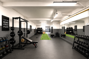 Vizualizace možného fitness centra - Pronájem kancelářských prostor 260 m², Jindřichův Hradec