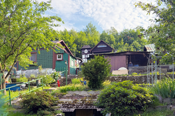 POhled do zahrady ze spodní části - Prodej pozemku 378 m², Nejdek 