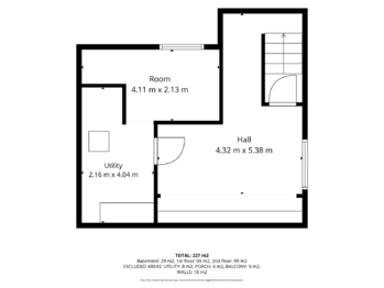 Plánek - 1.PP - Prodej domu 216 m², Praha 4 - Kunratice